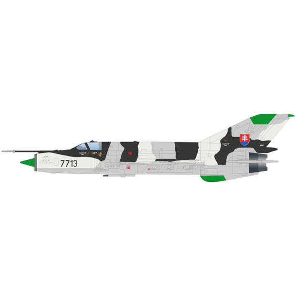 MIG-21MF 'Slovak Air Force' 7713 4th Flight Sliac Airbase 1999