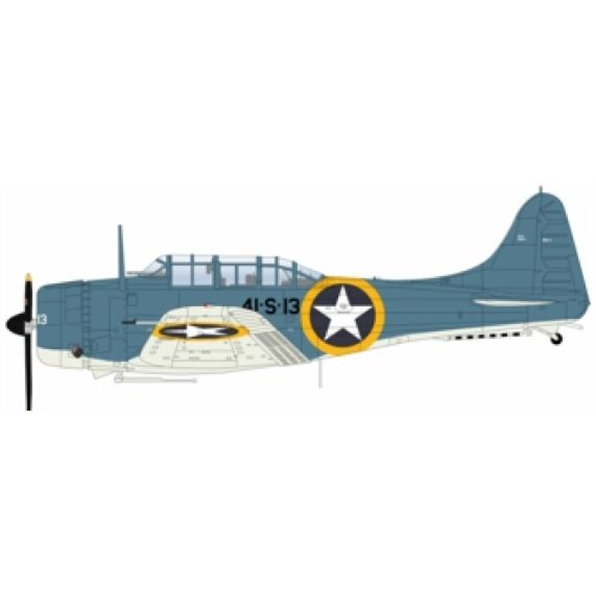 SBD-3 Dauntless 'Operation Torch' BuNo. 06624 41-S-13 VS-41 USS Ranger Nov 1942