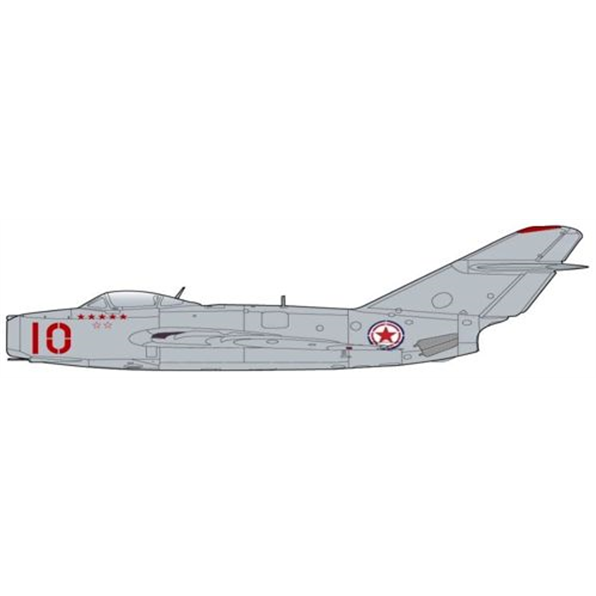 MIG-15bis #10 Chinese People's Volunteers Air Force North Korea 1950s
