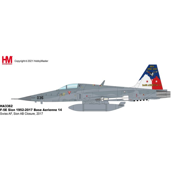 Modellino Aereo F-5E Tiger II Swiss Air Force &ndash; Hobby Master 1/72 (HA3362) &ndash; Edizione Limitata Base Chiusura 2017