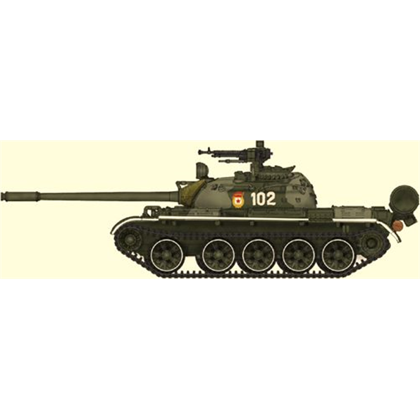 T-54B Russian Medium Tank 102 Parade of the Guard Units Soviet Army