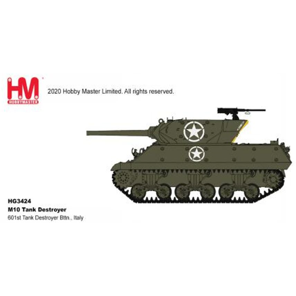 M10 Tank Destroyer 601st Tank Destroyer Bttn. Italy