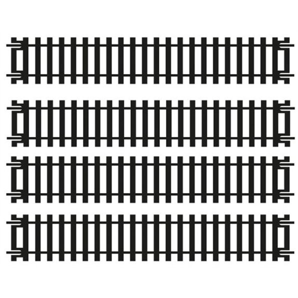 R600 Straight Track x 4 BLISTER PK