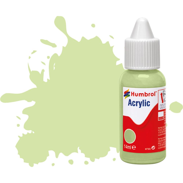 Pastel Green Matt Acrylic Paint Dropper Bottle