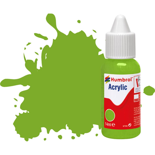 Lime Gloss Acrylic Paint Dropper Bottle