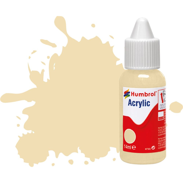 Oak Satin Acrylic Paint Dropper Bottle