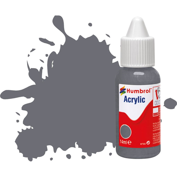 Extra Dark Sea Grey Satin Acrylic Paint Dropper