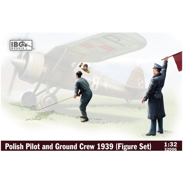 Polish Pilot and Ground Crew 1939 Figure Set
