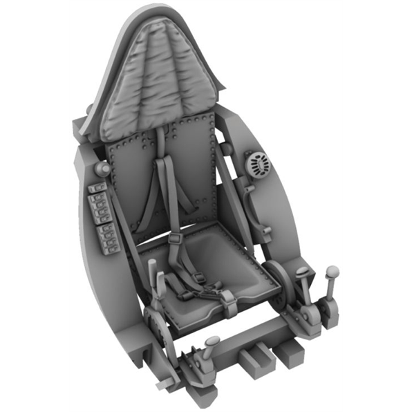 IAR.80/81 Pilot's Seat w/Seatbelts (June 1941 - Mid 1943)