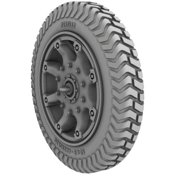 Wheels for 90/53 Italian Anti Aircraft Gun
