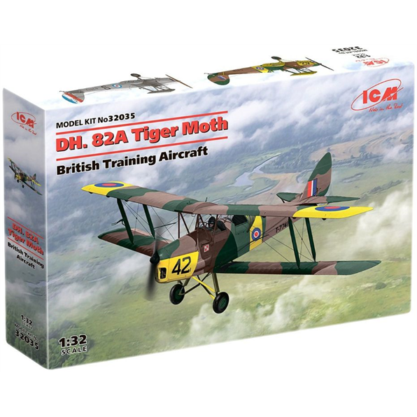 D.H. 82A Tiger Moth British Training Aircraft