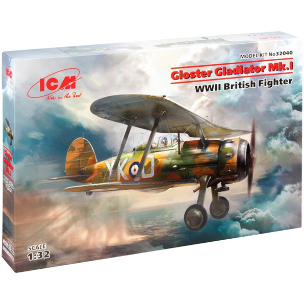 Gloster Gladiator Mk.I WWII British Fighter