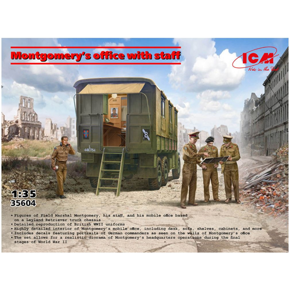 Montgomery's Mobile Office w/Staff (4 Figures)