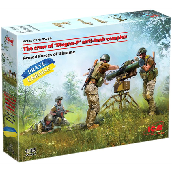 ATGM 'Stugna-P' w/4 Ukrainian Crew Figures