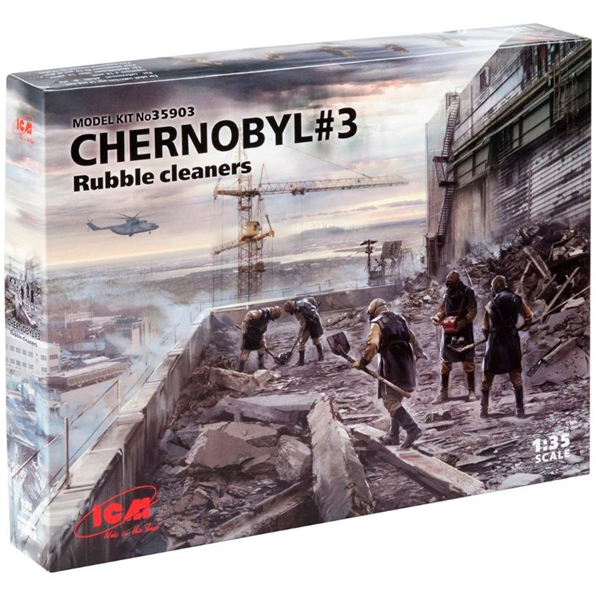 Chernobyl Set #3 Rubble Cleaners (5 Figures)
