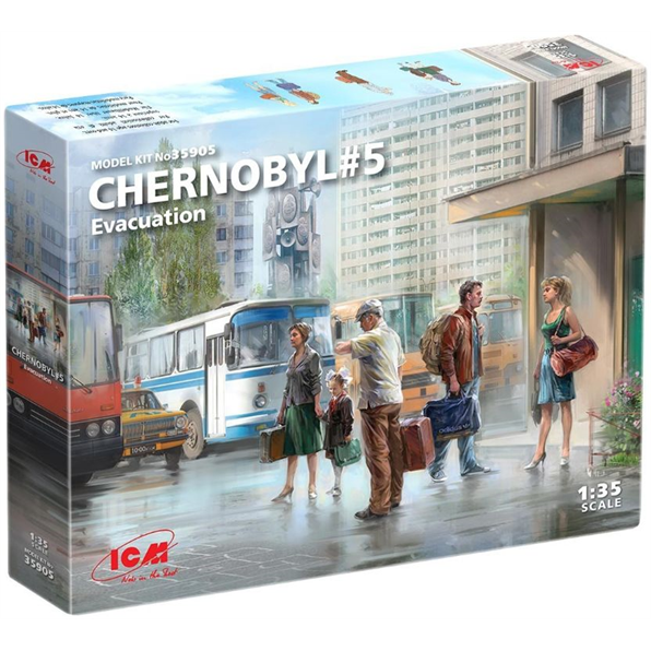 Chernobyl Set #5 Extraction (2 Adults, 2 Children and Luggage)