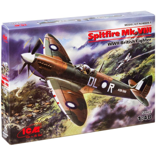 Spitfire Mk.VIII WWII British Fighter Plane