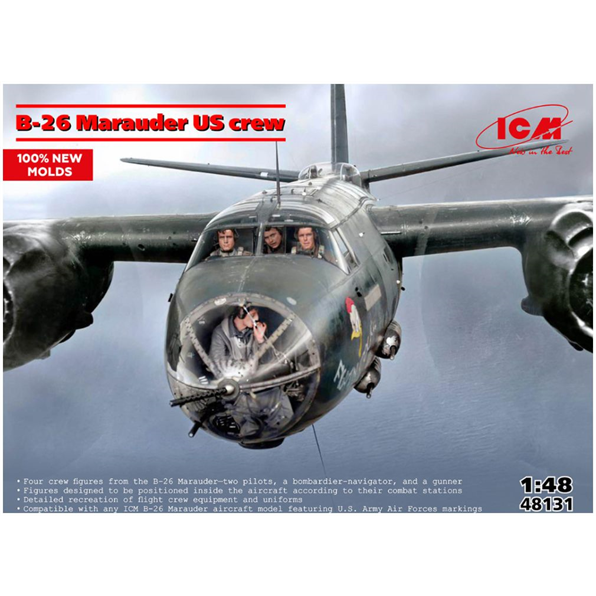 B-26 Marauder U.S. Crew (4 Figures)