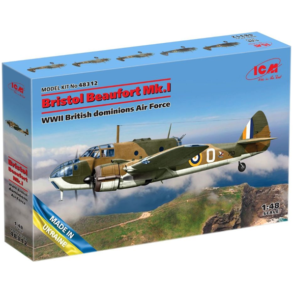 Bristol Beaufort Mk.I WWII British Dominions Air Force