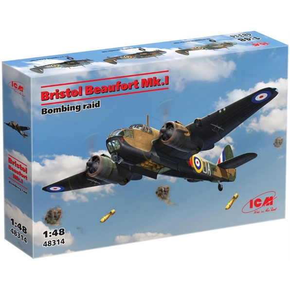Bristol Beaufort Mk.I Bombing Raid Plane
