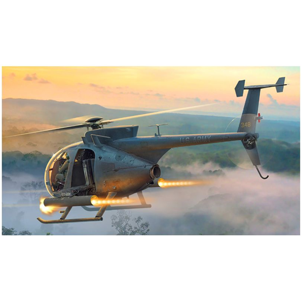 AH-6J Little Bird U.S Special Forces Attack Helicopter