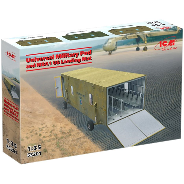 Universal Military Pod w/M8A1 U.S. Landing Mat