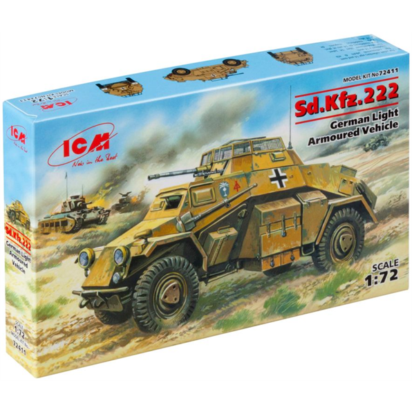 Sd.Kfz.222 German Light Armoured Vehicle