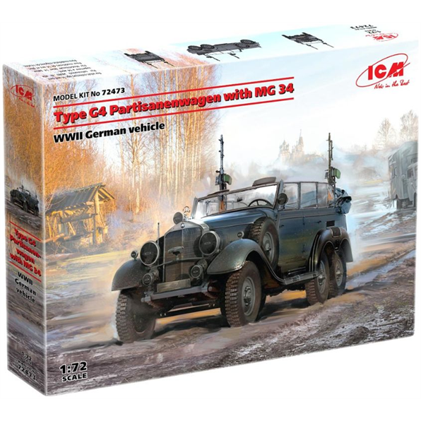 Type G4 Partisanenwagen w/MG 34 WWII German Vehicle