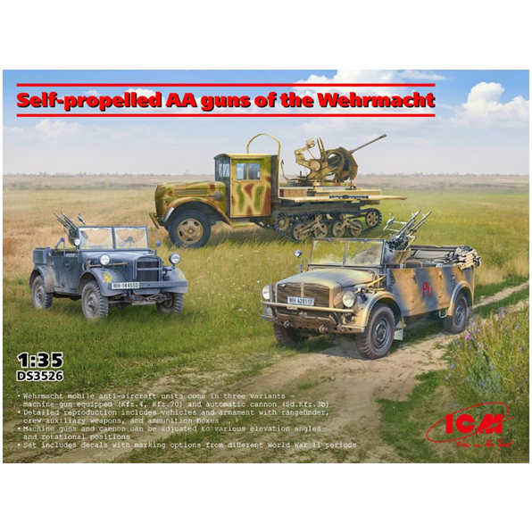Self-Propelled AA Guns of the Wehrmacht (Set of 3)