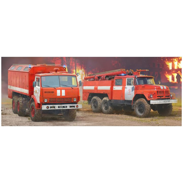 Fire Trucks of Ukraine AC-40-137A and AR-2 (Set of 2)