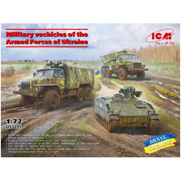 Military Vehicles of the Armed Forces of Ukraine (Set of 3)