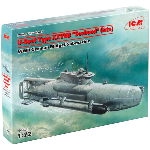U-Boat Type XXVIIB Seehund (Late) WWII German Midget Submarine