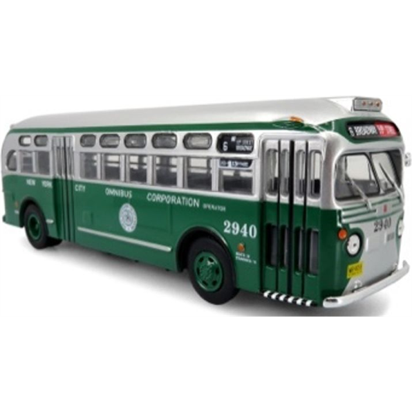 GM TDH 3610 Transit Bus New York Omnibus Corporation 6 Broadway 59th Street
