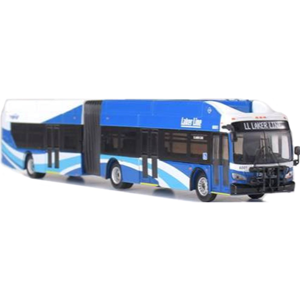 NFI Xcelsior XN60 Articulated Transit Bus Grand Rapids Laker Line