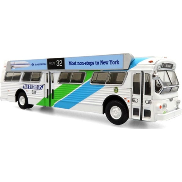 Flxible 53102 Transit Bus 1980 Miami Dade Transit w/Advertising Boards