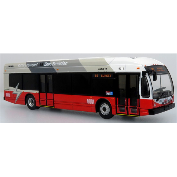 Nova Bus LSFE Transit Bus Muni San Francisco