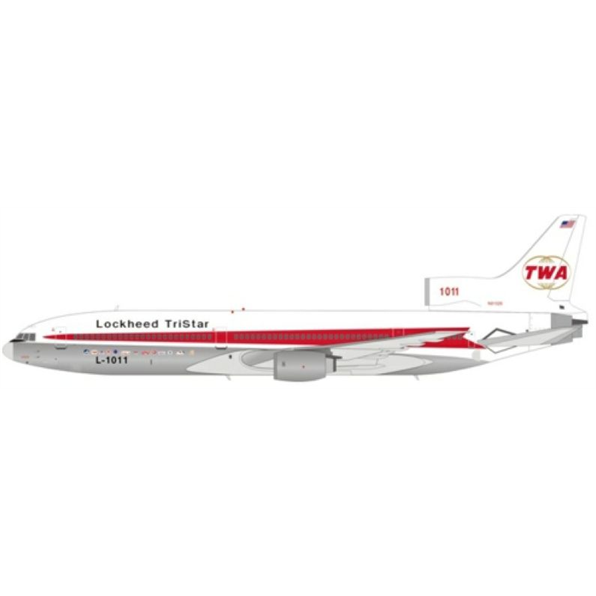 Lockheed L-1011-385-1-15 Tristar 100 TWA N81026 Polished w/Stand