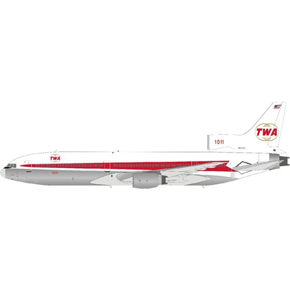 Lockheed L-1011 TWA N41020 Polished w/Stand