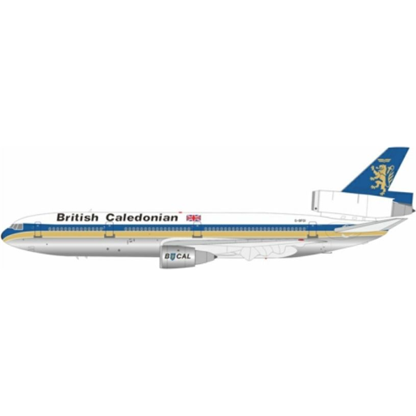 DC-10-30 British Caledonian Airways G-BFGI Polished w/Stand