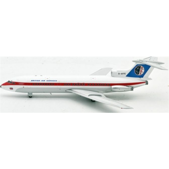 Hawker Siddeley HS-121 Trident British Air Services BAS 1E G-AVYC w/Stand