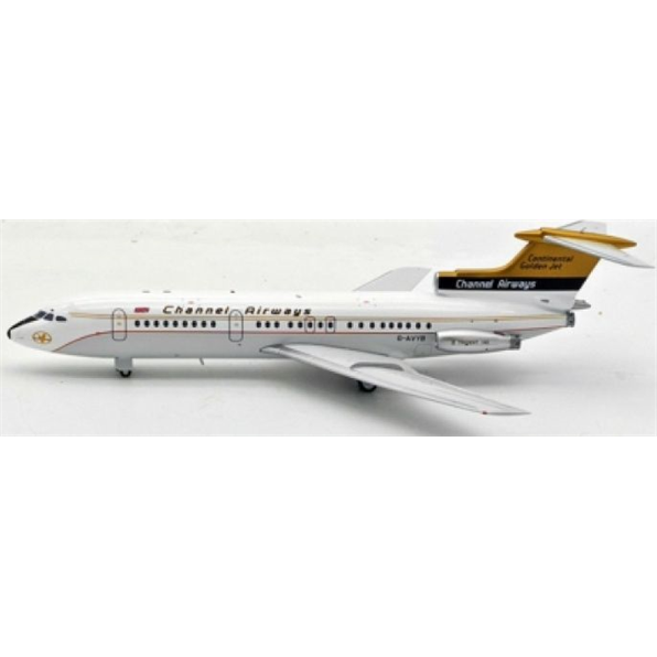 Hawker Siddeley HS-121 Trident Channel Airways 1E G-AVYB w/Stand