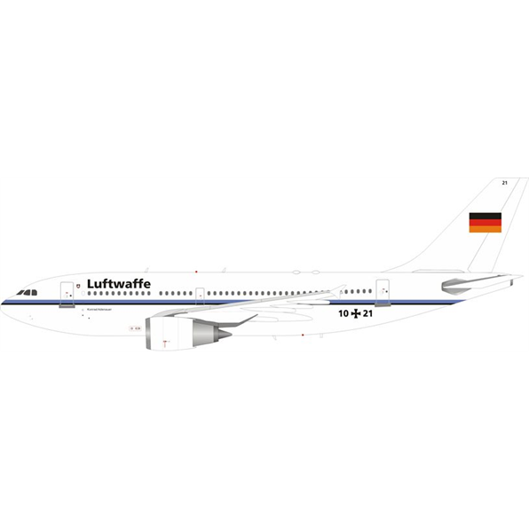 Airbus A310 10+21 German Air Force with Stand