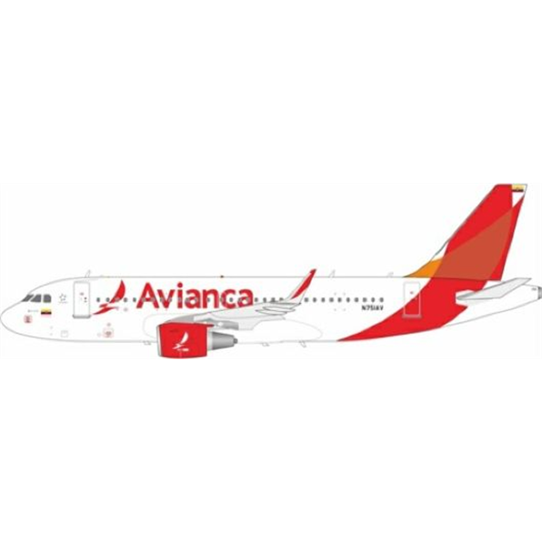 Airbus A319-115 Avianca N751AV w/Stand