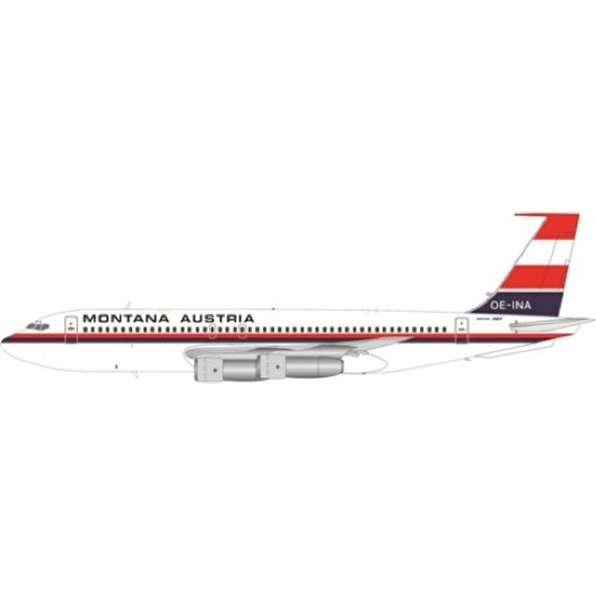 Boeing 707-138B Montana Austria OE-INA w/Stand