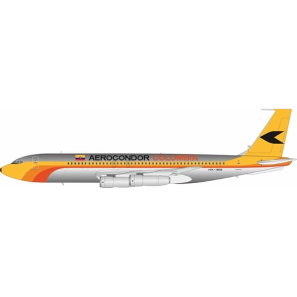 Boeing 707-123(B/F) Aerocondor Colombia HK-1818 w/Stand