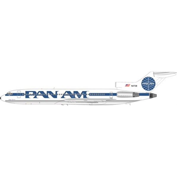 Boeing 727-235 Pan American World Airways PAN AM N4738 w/Stand