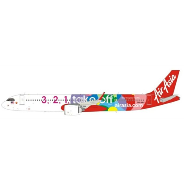 Airbus A321-25INX Airasia 9M-VA Plus Stand Limited Edition