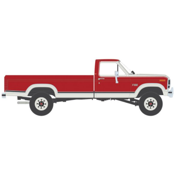 Ford F-250 XLT Lariat Red/White 1984
