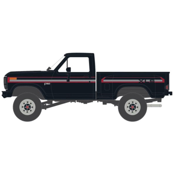 Ford F-150 XLS Flareside 4x4 Black 1983