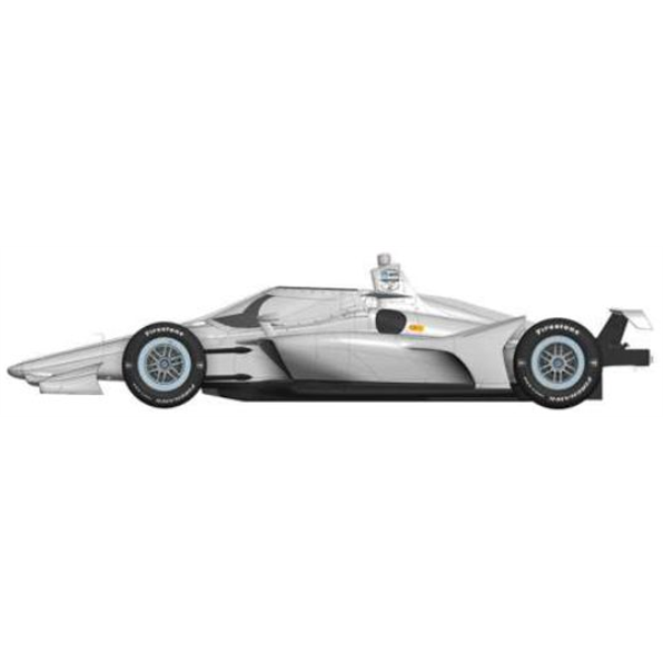 NTT Indycar Blank White Autograph Car (Super Speedway Confirguration) White 2025